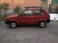Usata Fiat Panda 54 CV (39 kW) 2001 Rosso Berlina