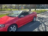 Usata Opel Astra 101 CV (74 kW) 2003 Rosso Cabrio