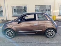 Usata Fiat 500 70 CV (51 kW) 2009 Marrone Cabrio
