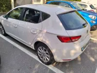 Usata Seat Leon Style 105 CV (77 kW) 2013 Bianco Berlina
