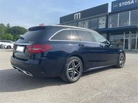 Usata Mercedes C220 Premium 194 CV (142 kW) 2019 Blu/azzurro Station wagon