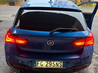 Usata BMW 118 Efficient Dynamics 150 CV (110 kW) 2017 Blu Utilitaria