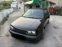 Usata VW Golf III 101 CV (74 kW) 1995 Nero Cabrio