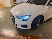 Usata Audi A3 150 CV (110 kW) 2020 Bianco Berlina