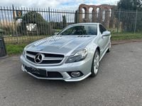 Usata Mercedes SL350 AMG 315 CV (231 kW) 2009 Argento Cabrio