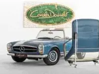 Usata Mercedes 230 150 CV (110 kW) 1966 Blu Cabrio