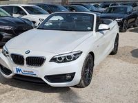 Usata BMW 218 Advantage 150 CV (110 kW) 2018 Bianco Cabrio