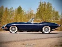 Usata Jaguar E-Type 269 CV (197 kW) 1966 Blu Cabrio