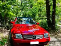 Usata Mercedes SL300 231 CV (169 kW) 1993 Rosso Cabrio