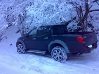 Usata Mitsubishi L200 Warrior 167 CV (122 kW) 2008 Nero Pick-up