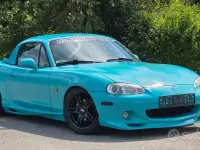 Usata Mazda MX5 110 CV (80 kW) 2002 Blu Cabrio