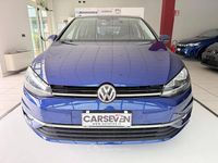Usata VW Golf Trendline 86 CV (63 kW) 2018 Blu Berlina