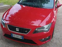 Usata Seat Leon FR 122 CV (89 kW) 2014 Rosso Berlina