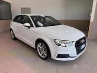 Usata Audi A3 Sport 116 CV (85 kW) 2018 Bianco Berlina