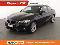Usata BMW 218 Advantage 150 CV (110 kW) 2016 Nero Coupé