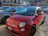 Usata Fiat 500 100 CV (73 kW) 2009 Rosso Cabrio