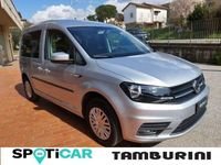 Usata VW Caddy Comfortline 102 CV (75 kW) 2018 Argento Monovolume