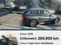 Usata BMW X1 150 CV (110 kW) 2016 Grigio SUV