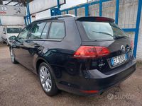 Usata VW Golf VII Highline 110 CV (80 kW) 2014 Nero Station wagon