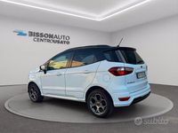 Usata Ford Ecosport ST-Line 125 CV (91 kW) 2018 Bianco pastello SUV