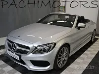Usata Mercedes C180 Premium 156 CV (114 kW) 2018 Grigio Cabrio