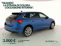 Usado Skoda Scala Style 90 CV (66 kW) 2021 Azul Utilitario