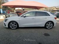 Usata Audi A3 S-Line 150 CV (110 kW) 2021 Bianco Berlina