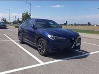 Usata Alfa Romeo Stelvio Executive 209 CV (153 kW) 2017 Blu/azzurro SUV