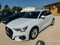 Usata Audi A3 Advanced 131 CV (96 kW) 2021 Bianco Berlina
