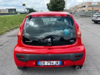 Usata Peugeot 107 68 CV (50 kW) 2009 Rosso Utilitaria