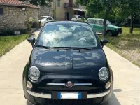 Usata Fiat 500 75 CV (55 kW) 2009 Grigio Cabrio