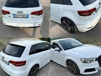 Usata Audi A3 150 CV (110 kW) 2017 Bianco Berlina