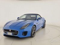 Usata Jaguar F-Type R-Dynamic 340 CV (250 kW) 2018 Blu Cabrio