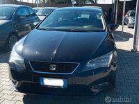 Usata Seat Leon Style 105 CV (77 kW) 2013 Nero Berlina