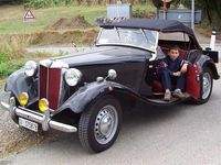 Usata MG TD 75 CV (55 kW) 1961 Nero Cabrio