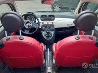 Usata Fiat 500C Lounge 95 CV (69 kW) 2012 Bianco Cabrio
