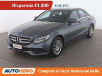 Usata Mercedes C180 Business 116 CV (85 kW) 2017 Grigio Berlina