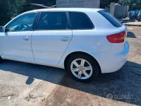 Usata Audi A3 115 CV (84 kW) 2011 Bianco Utilitaria