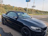 Usata BMW 218 Sport Line 150 CV (110 kW) 2017 Nero Cabrio