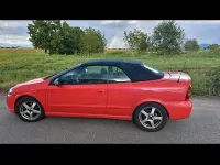 Usata Opel Astra 101 CV (74 kW) 2003 Rosso Cabrio