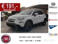 Usata Fiat 500X Cross 120 CV (88 kW) 2018 Bianco(met.) SUV