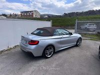 Usata BMW 218 M Sport 150 CV (110 kW) 2017 Argento Cabrio