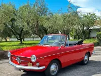 Usata Fiat 600D 30 CV (22 kW) 1960 Rosso Cabrio