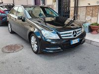 Usata Mercedes C180 120 CV (88 kW) 2013 Nero Berlina