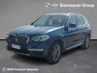 Usata BMW X3 xLine 190 CV (139 kW) 2020 Bluazzurro SUV