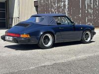 Usata Porsche 911 Carrera Cabriolet 231 CV (169 kW) 1987 Blu/azzurro Cabrio