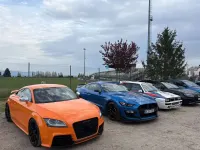 Usata Audi TTS 370 CV (272 kW) 2008 Arancione Coupé