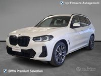 Usata BMW X3 M Sport 190 CV (139 kW) 2023 Bianco / metallizzato SUV