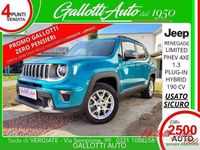 Usata Jeep Renegade Limited 190 CV (139 kW) 2021 Turchese SUV