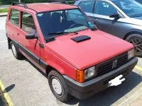 Usata Fiat Panda 39 CV (28 kW) 2000 Rosso Berlina